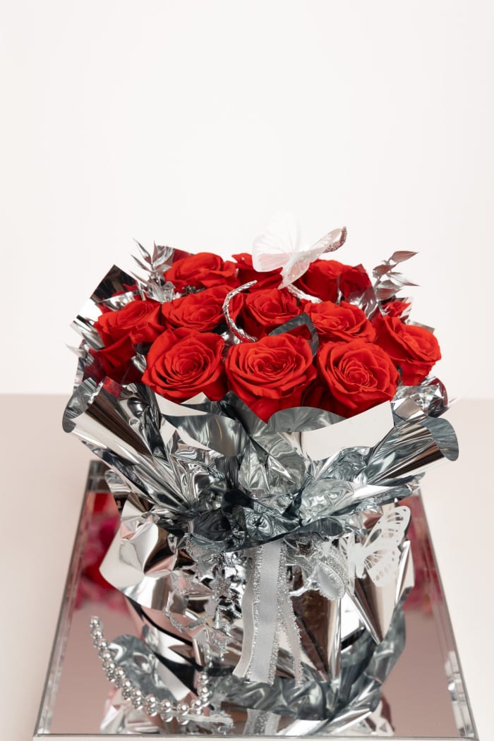Enchanted Floral Display- Red