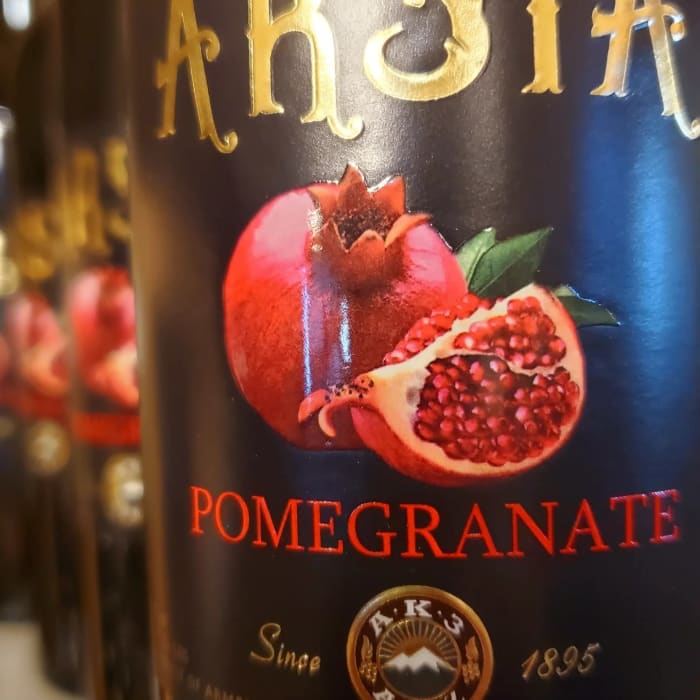 Arsia Armenian Pomegranate Semi Sweet Red Wine