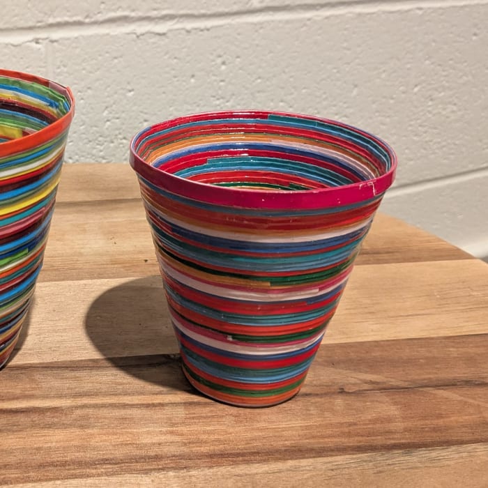 Paper Planter - Multicolor Bright & Vibrant