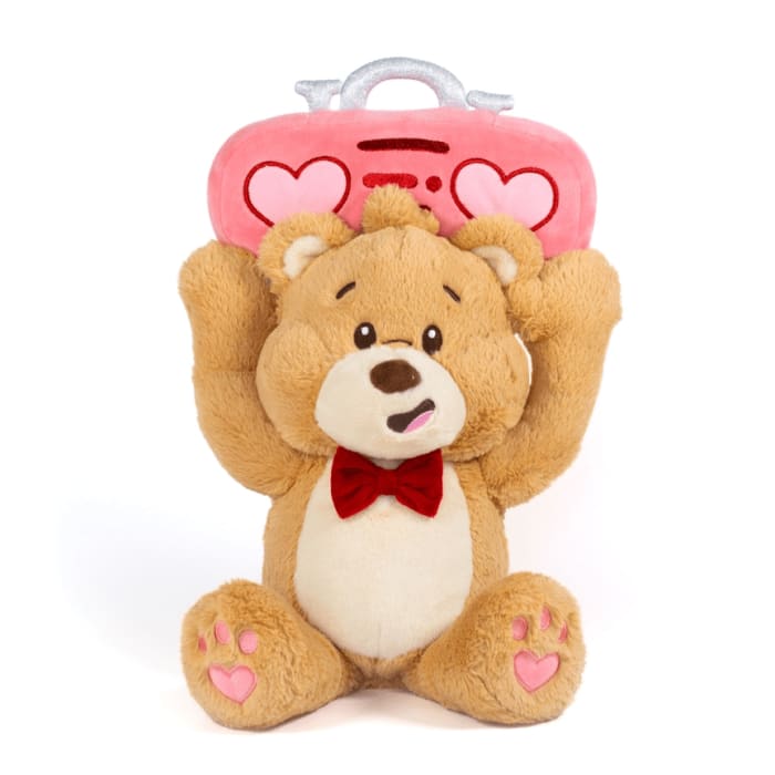 Be Mine Beary Animated Dancing Bear Boombox Valentine Plush
