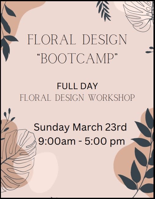 Floral Design Bootcamp