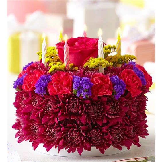 Birthday Flower Cake® Purple