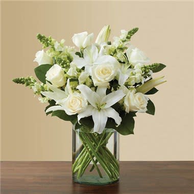 Classic All White Arrangement