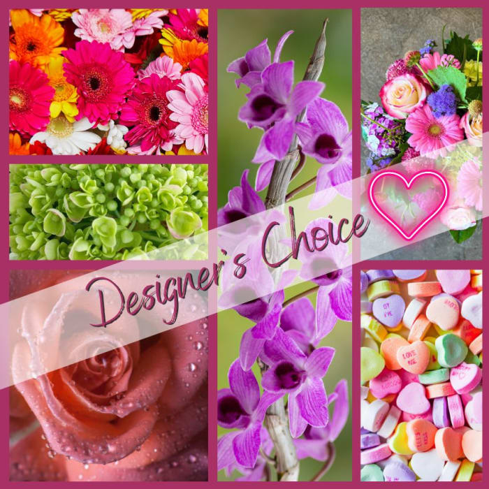 Valentine's Day Designer's Choice Vase