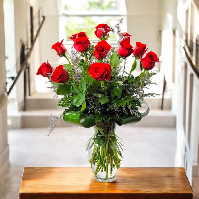 One Dozen Roses Your Choice of Color