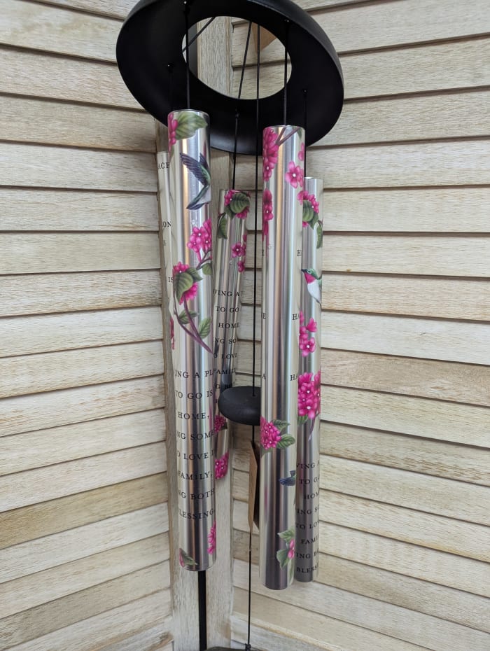 Hummingbird Wind Chime -38"