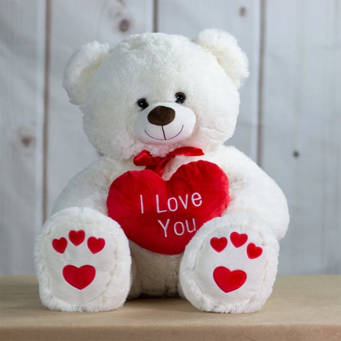 GAPV434CM-I Love You Bear White