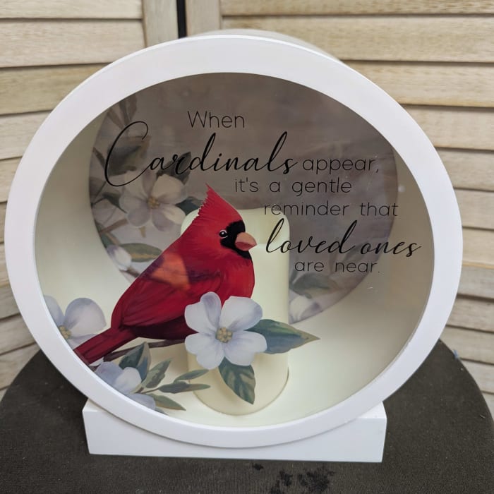 Rounded Cardinal Lantern