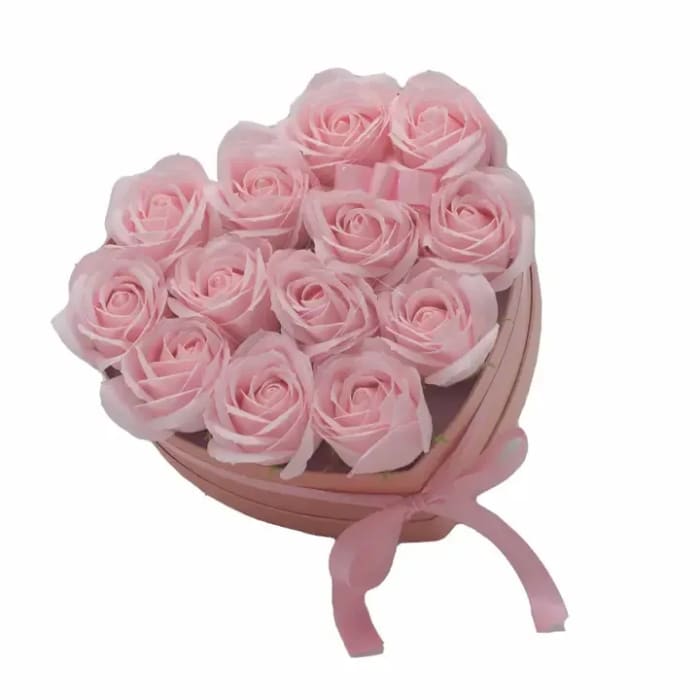 Heart Soap Flowers