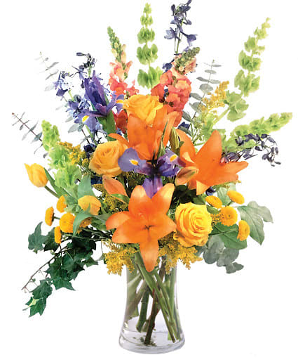 COLORFUL BALANCE FLOWER ARRANGEMENT