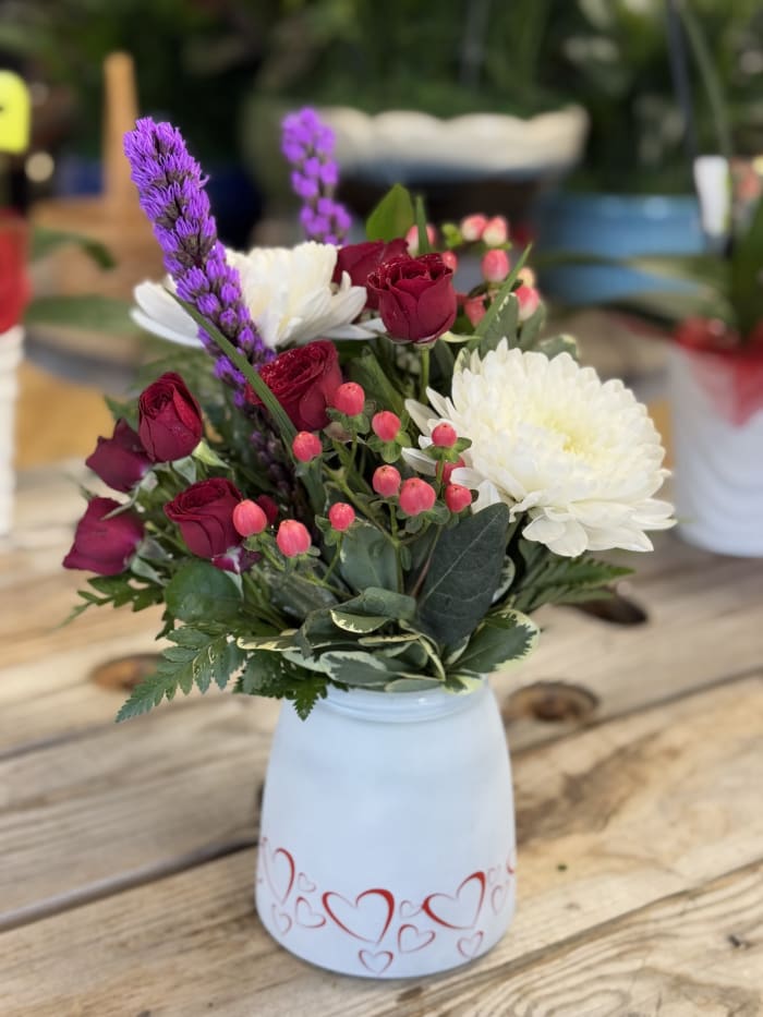 Valentine's Day Mix Vase