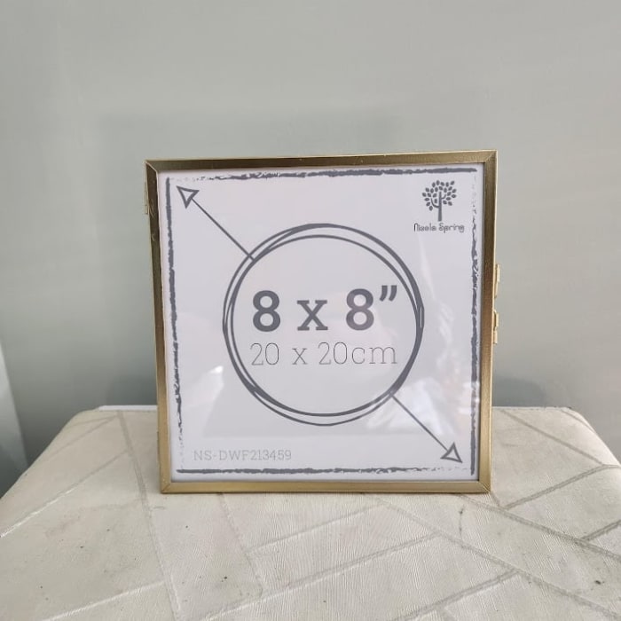 8x8 Metallic Gold Frame