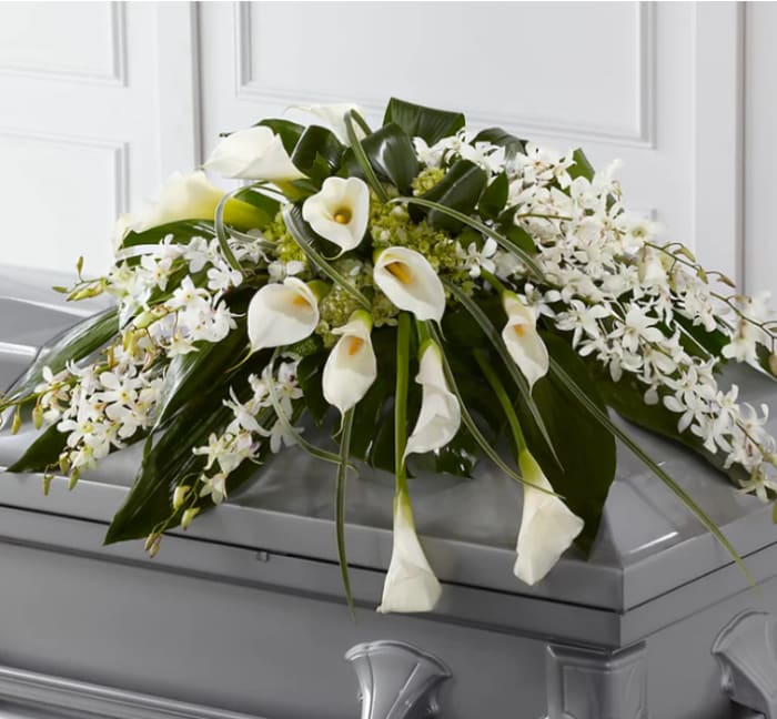 Angel Winds Casket Spray