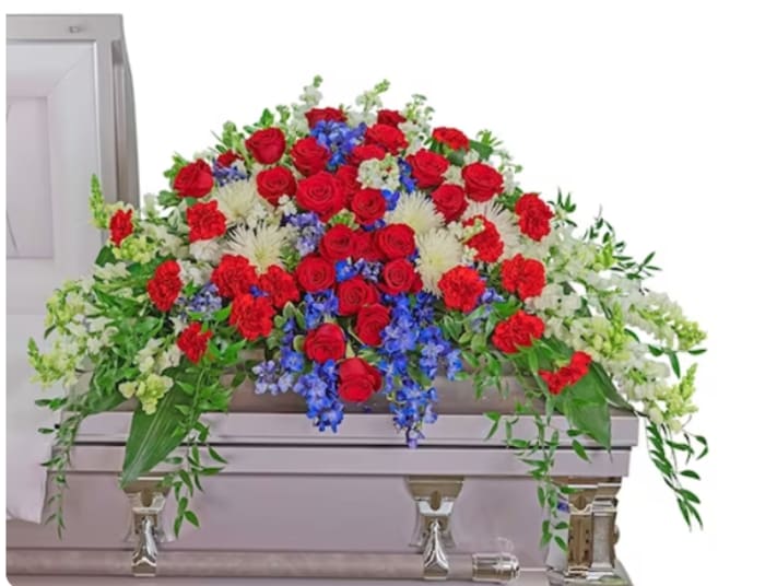 Valiant Honor Casket Spray