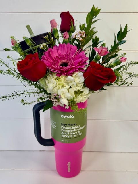 Valentines Tumbler Bouquet