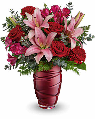 TELEFLORA'S SWIRLING EMBRACE