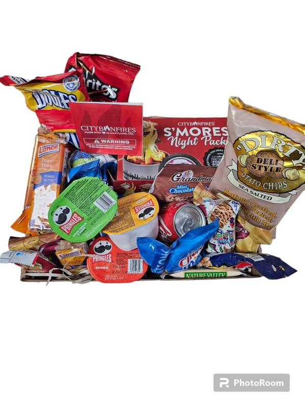 Salty Sweet Tray with S’mores