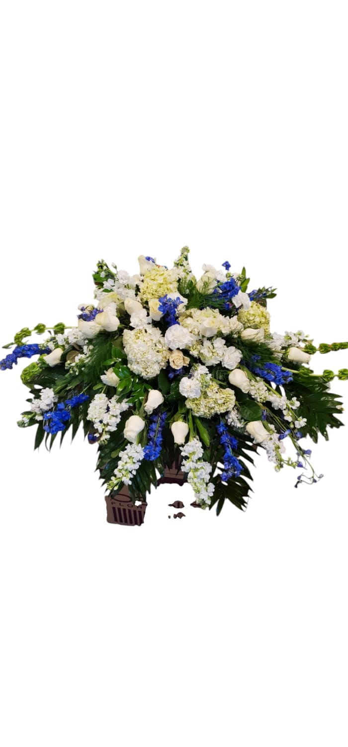Blue and White Casket piece