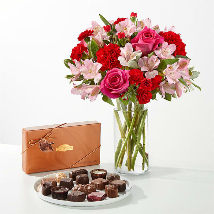 You're Precious Bouquet and Chocolate Gift Set