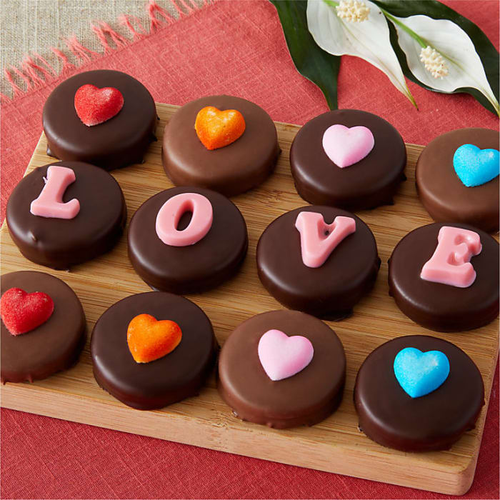 Love in Technicolor Belgian Chocolate Covered Oreos