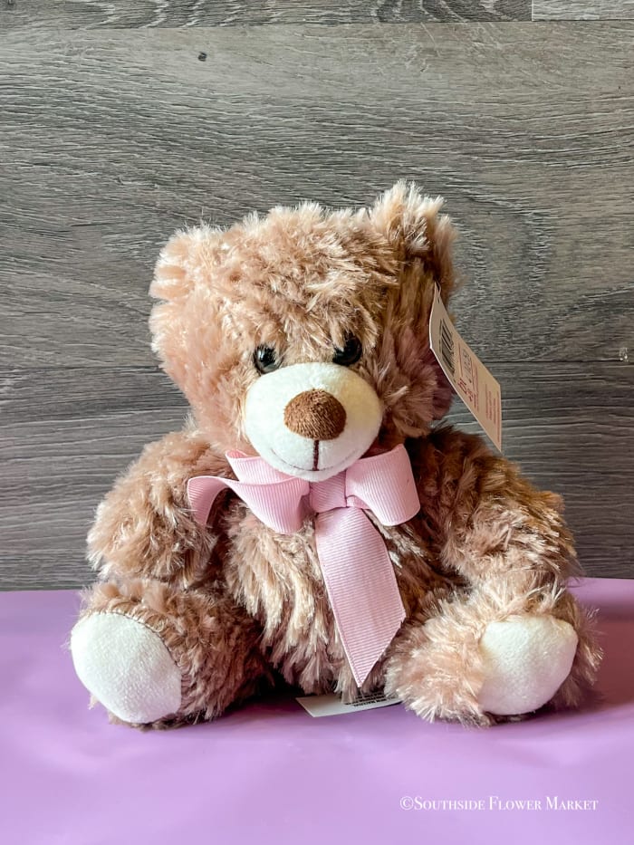 Teddy Bear with Pink Bow
