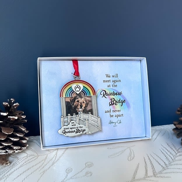Rainbow Bridge Photo Ornament