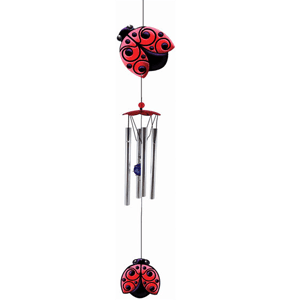 Ladybug Metal Wind Chime