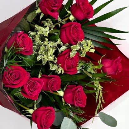 RED Roses Wrapped