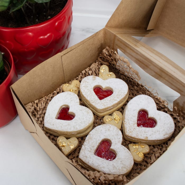 Valentine Cookie Box by The Master's Baker