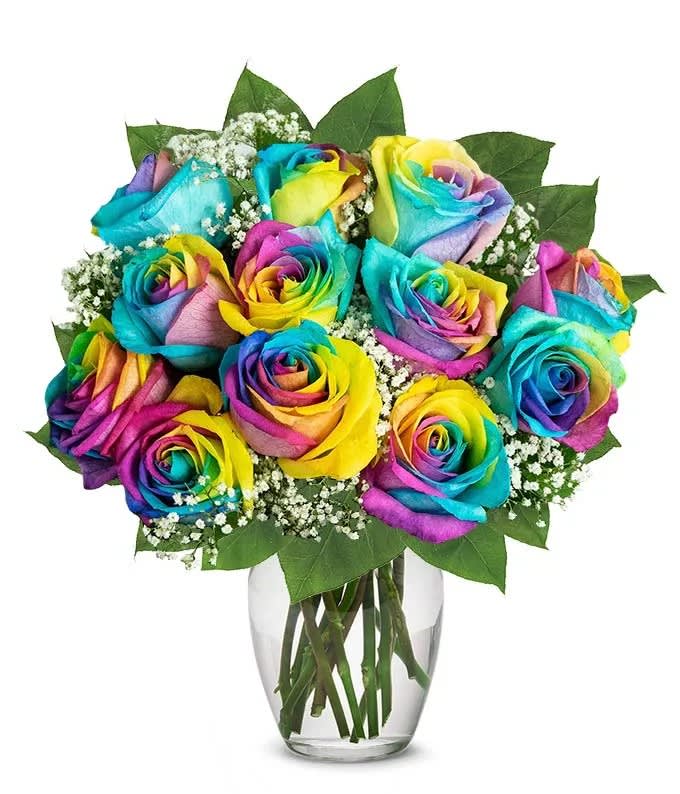 Rainbow Roses
