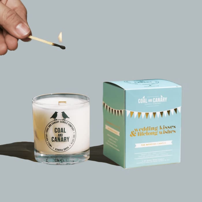 Coal & Canary Wedding Candle