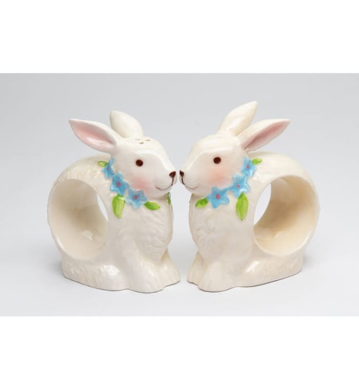 Bunny Napkins Rings/ salt & pepper shakers