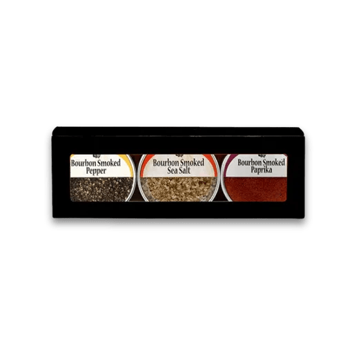 Bourbon Barrel 3 Spice Gift Set - Sea Salt, Pepper, Paprika
