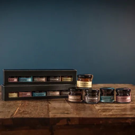 Bourbon Barrel Syrup, Jam, Sorghum, Apple Butter