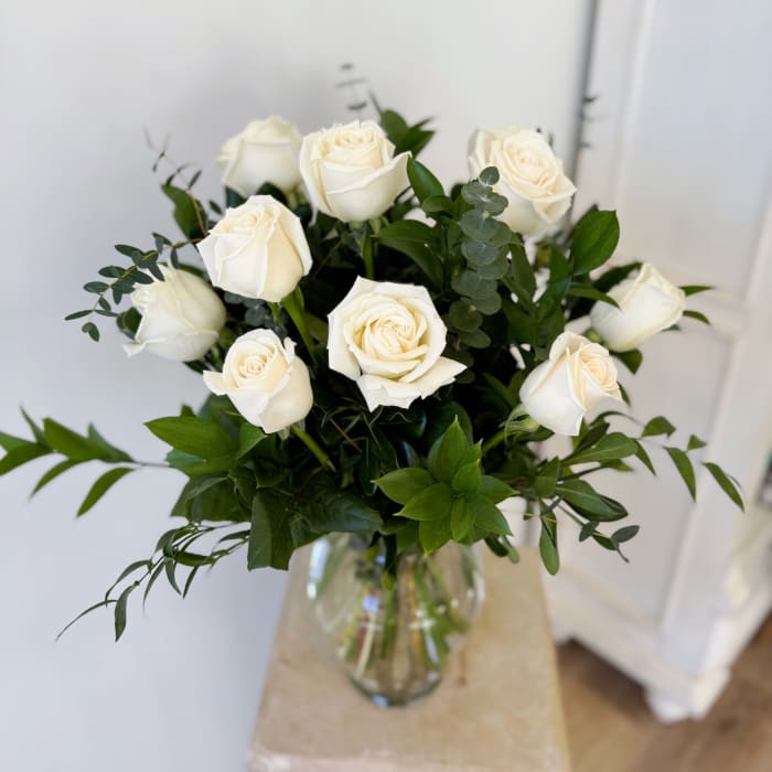 A Dozen White Roses