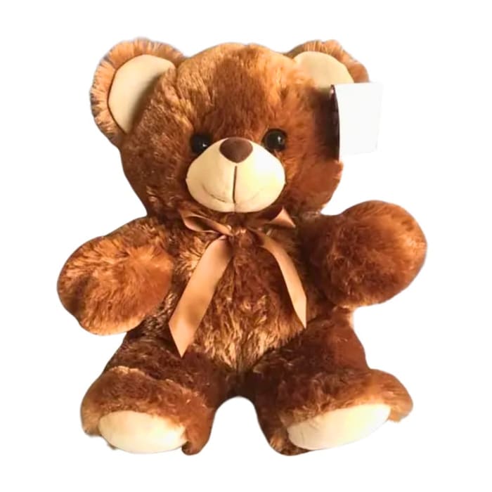 Brown Bear With Brown Bow