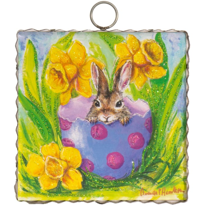 Mini Bunny In Daffodils
