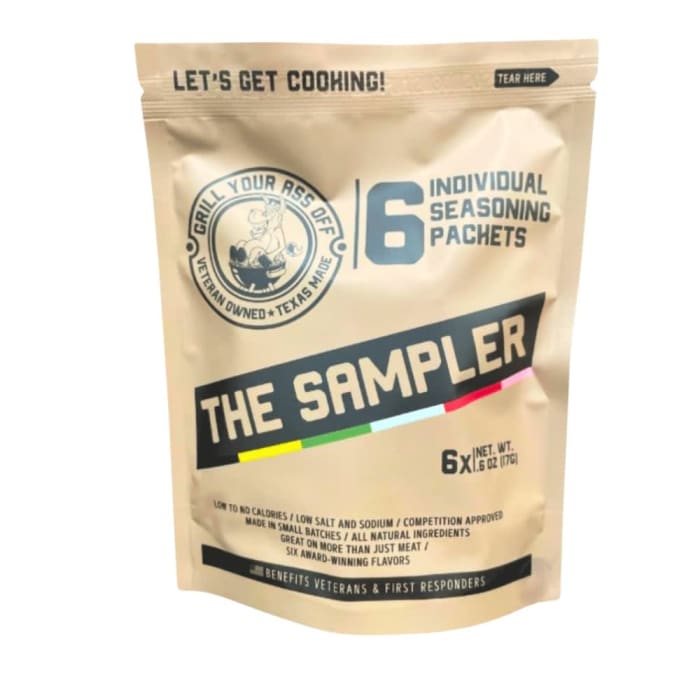 The Sampler Pack Of Seasonings - Grill Your A** Off