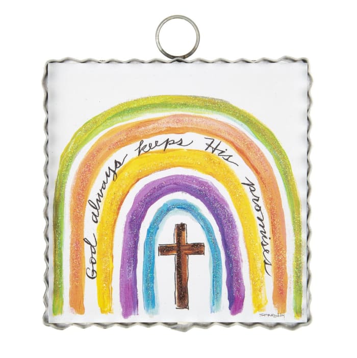 Mini "God's Promise" Rainbow Print