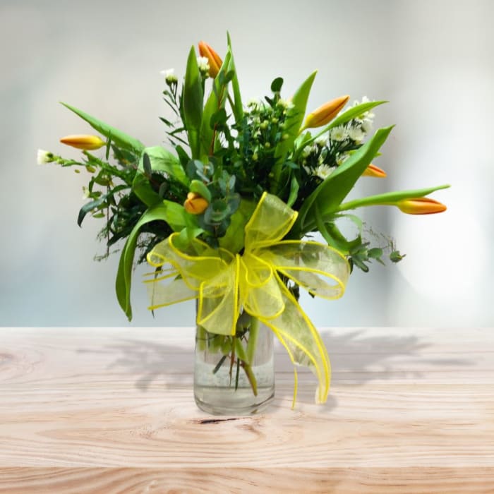 Tulip Vase - Spring Flowers