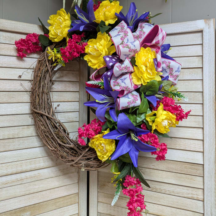Vibrant Spring Wreath