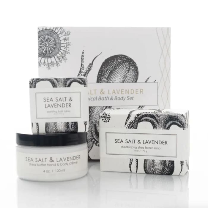 Sea Salt & Lavender Botanical Gift Set