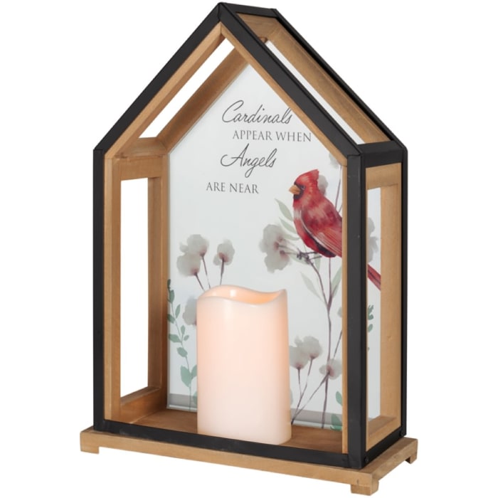 Cardinals Shadow Box lantern