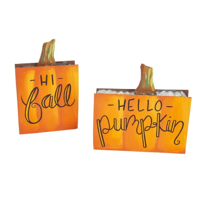 Reversible Fall Pumpkin Sitters