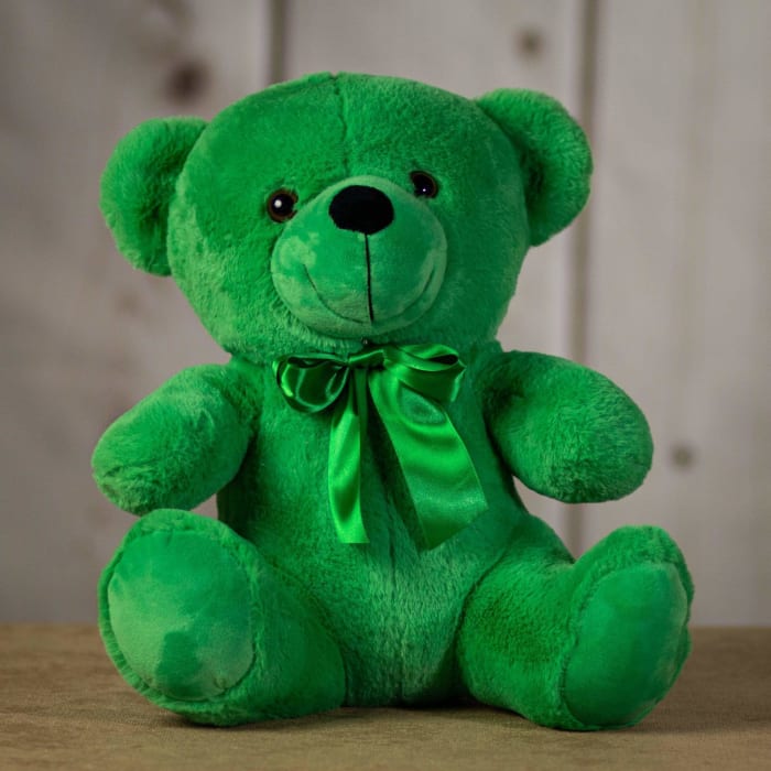 14" Spring Green Teddy Bear