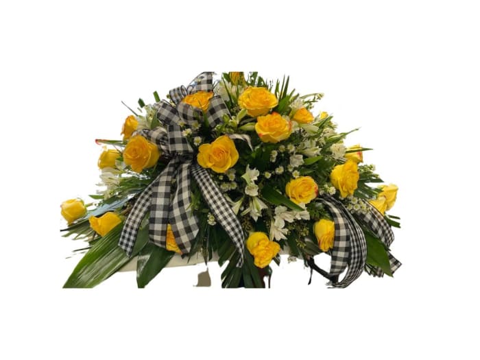 Rustic Yellow Rose Blanket