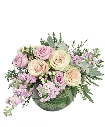 BASHFUL BLISS VASE ARRANGEMENT