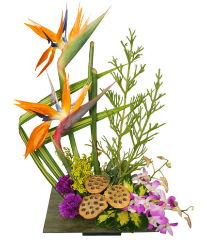 PARADISE GARDEN FLORAL ARRANGEMENT