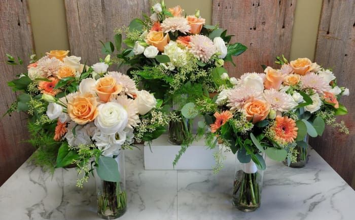 Bridal Party Bouquets Combo #10