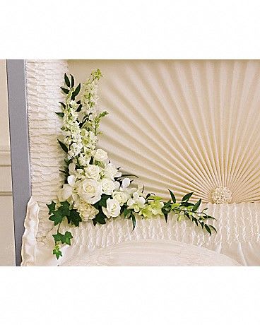 Moonlit Walk Casket Corner Arrangement